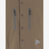 CAMICIA IN NYLON CON PANNELLO POSTERIORE A CONTRASTO 5746953019 182 AND WANDER 
