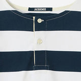 T-SHIRT MARINIÈRE IN COTONE TSM00581AJ00045 3FR JACQUEMUS 