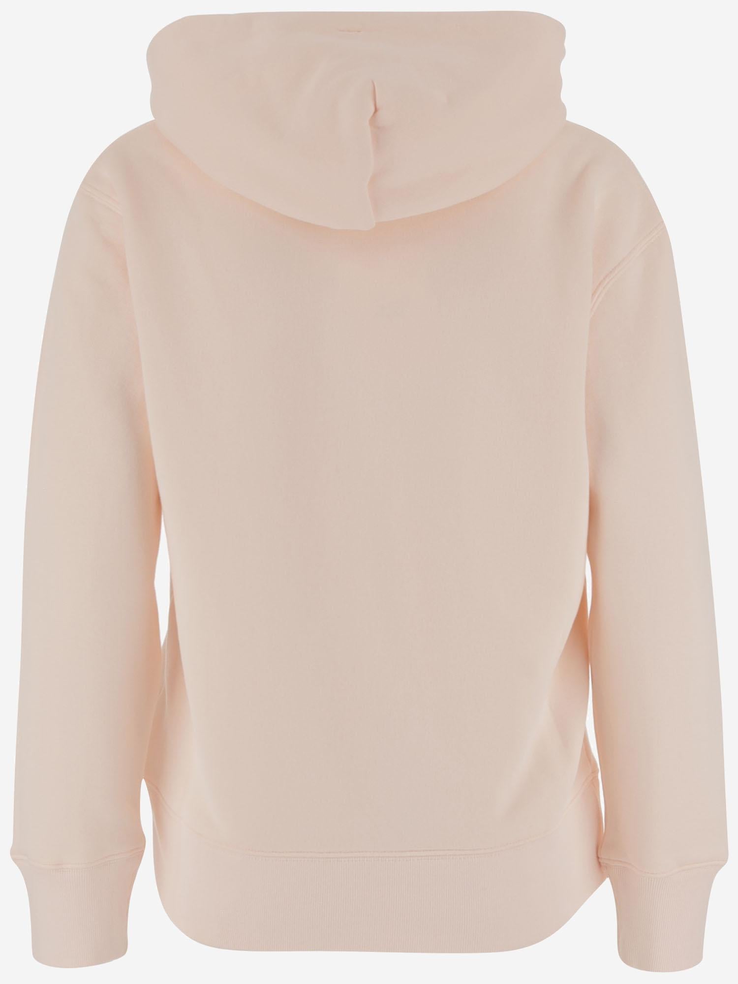 FELPA IN COTONE CON CAPPUCCIO HOPWM1HE MAKEUP AUTRY 