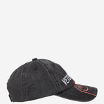 CAPPELLO DA BASEBALL CON RICAMO FIAMME UE54CA100B BLACK VETEMENTS 