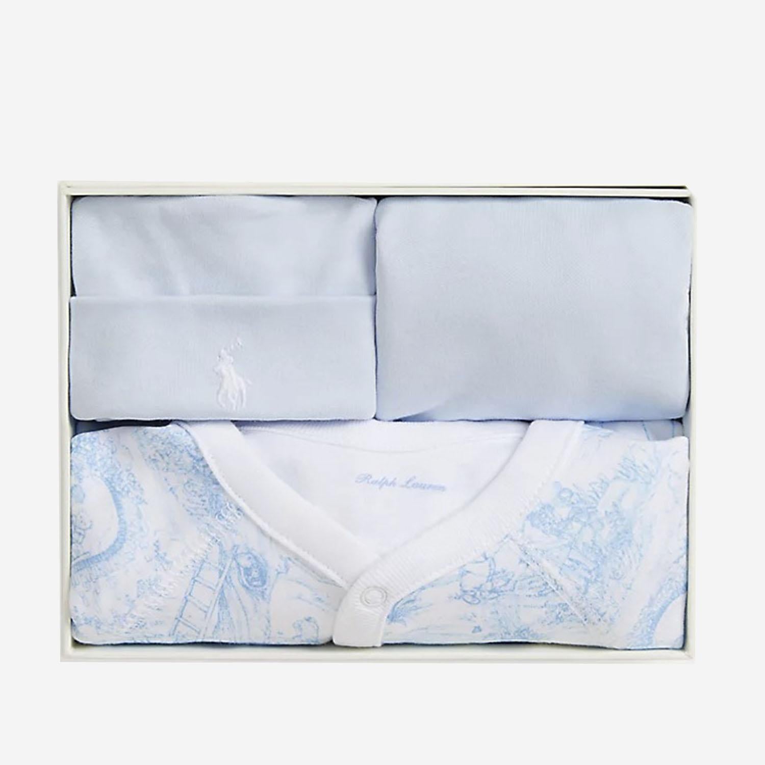 SET DA TRE PEZZI IN COTONE 320981521 001 POLO RALPH LAUREN KIDS 