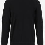 FELPA SEA ISLAND IN COTONE CON LOGO 18CMKN026A004037A 999 CP COMPANY 