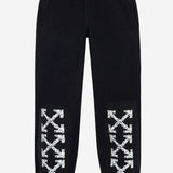 PANTALONI IN COTONE CON LOGO 44MCH057S26F003001 0001 OFF-WHITE 