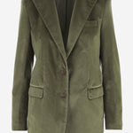 GIACCA MONOPETTO IN VELLUTO DI COTONE STRETCH JBERTHA16B 800020V1174 TAGLIATORE 