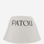 CAPPELLO BUCKET IN COTONE CON LOGO AC02701320 001W PATOU 