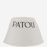 CAPPELLO BUCKET IN COTONE CON LOGO AC02701320 001W PATOU 