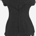 TOP OFF-SHOULDER CON ORLO SFILACCIATO MAT02T101 1 MATIERES FECALES 