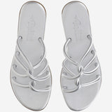 SANDALI IN PELLE TASO TUB ARGENTO KIMA 