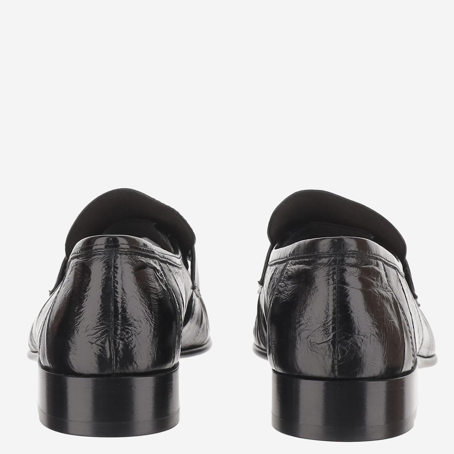 MOCASSINI IN PELLE F1280E17 BLK THE ROW 