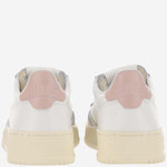 SNEAKERS LOW MEDALIST AULWLL16 LEATLEATWHTPINK AUTRY 