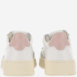 SNEAKERS LOW MEDALIST AULWLL16 LEATLEATWHTPINK AUTRY 