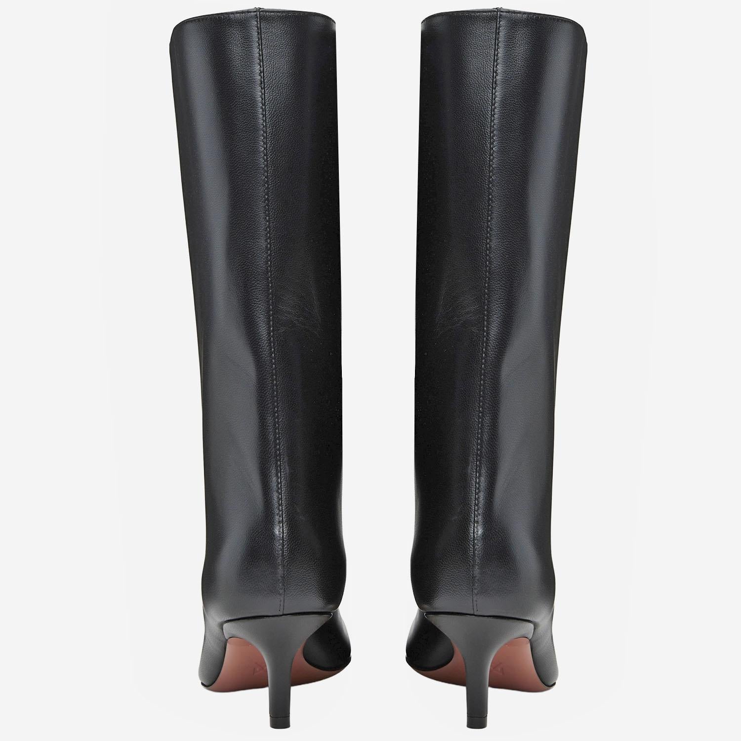 Stivali Fiona in nappa FIONABOOT BLACK AMINA MUADDI 