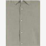 CAMICIA IN LINO E COTONE 50539531 311 HUGO BOSS 