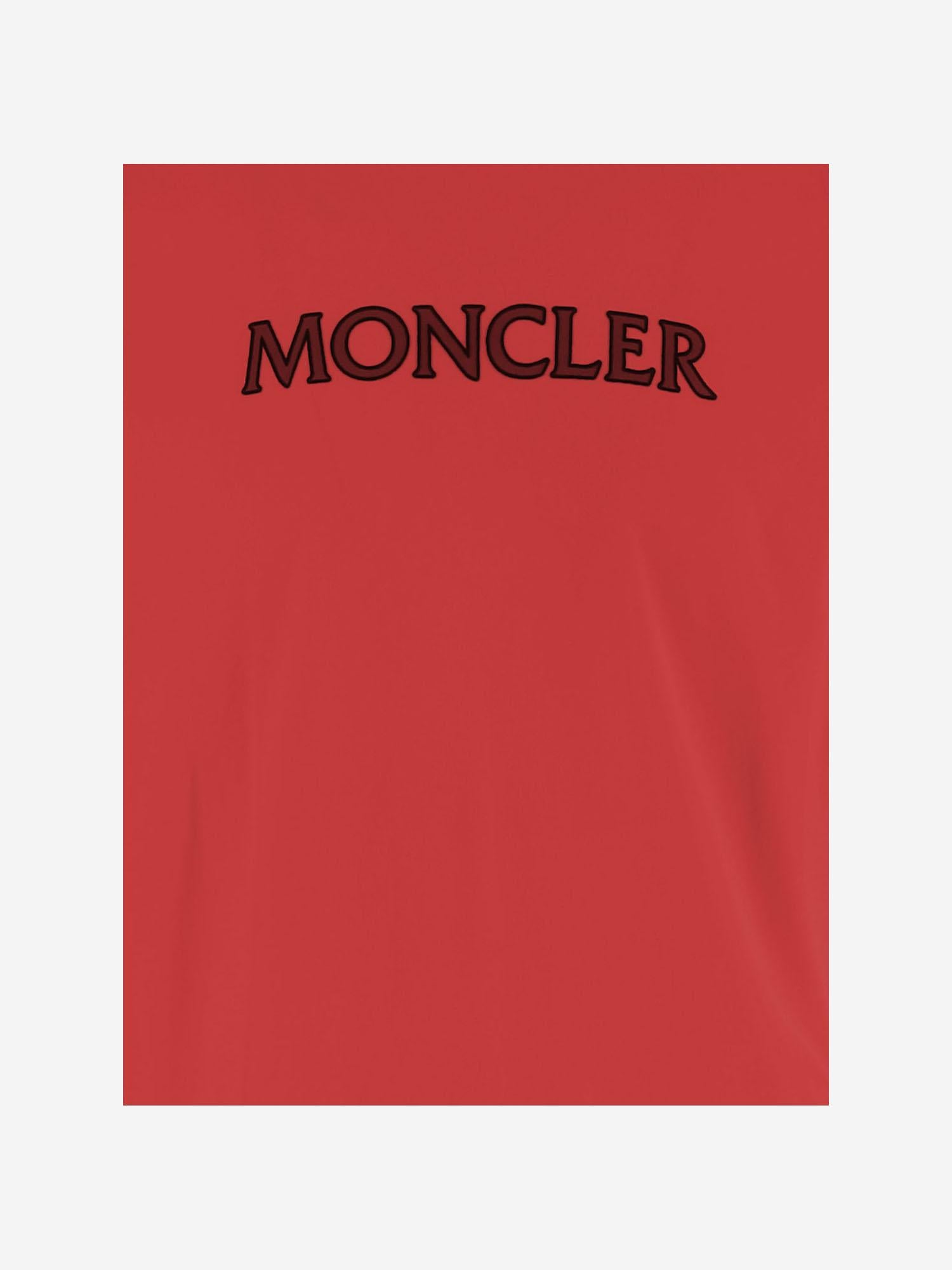 T-SHIRT IN COTONE CON LOGO 8C00075 89B8U455 MONCLER 