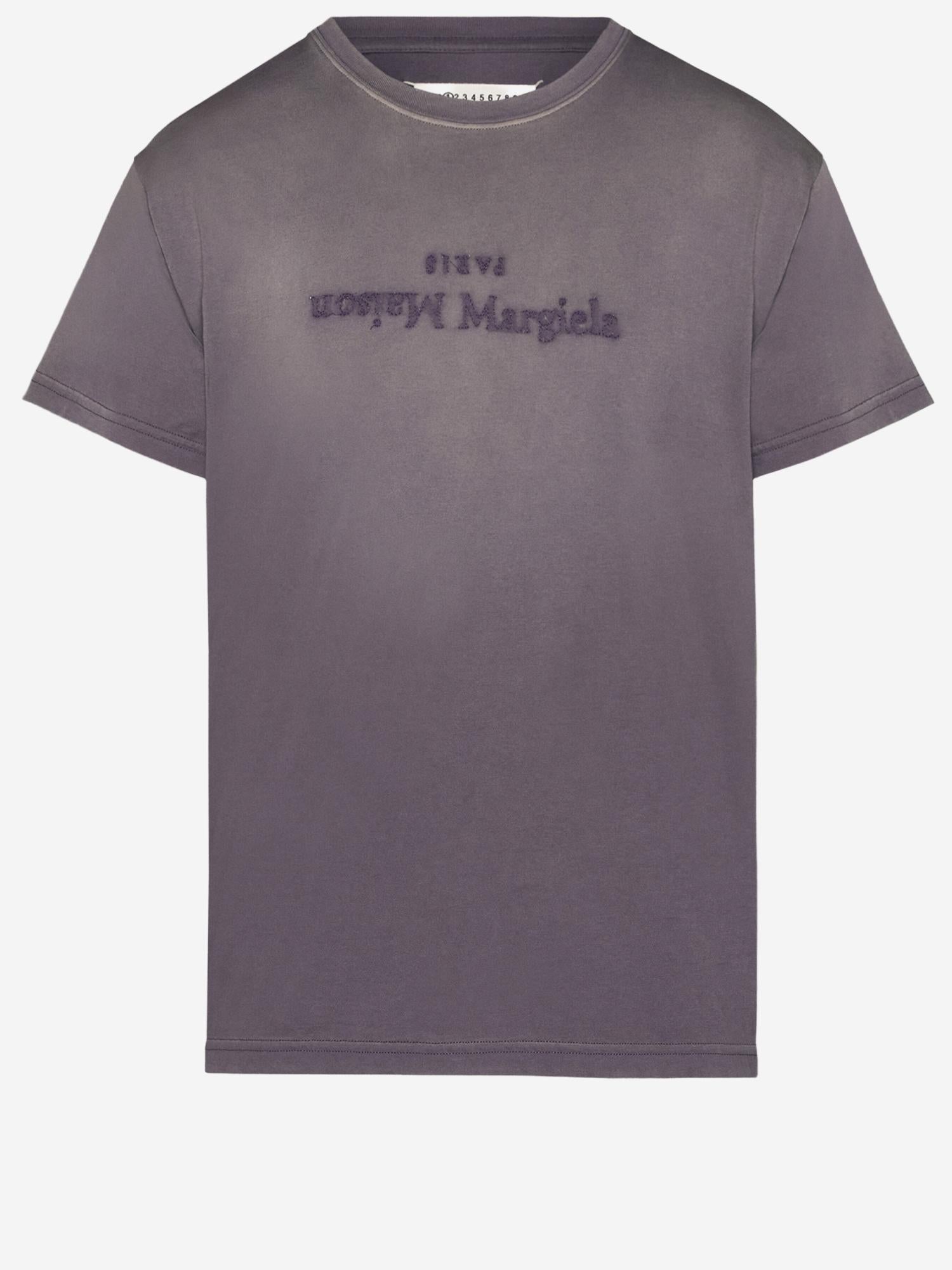 T-SHIRT IN COTONE CON LOGO S51GC0526 S20079969 MAISON MARGIELA 