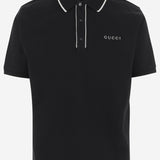 POLO IN PIQUET DI COTONE CON RICAMO 806250 XJHHO1043 GUCCI 