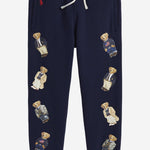 PANTALONI IN MISTO COTONE CON STAMPA POLO BEAR 312979044 001 POLO RALPH LAUREN KIDS 