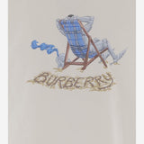 T-shirt in cotone Beach Knight 8123483 CHALK BURBERRY 