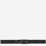 CINTURA REVERSIBILE IN PELLE CON MOTIVO CHECK 8064959 CHARCOALSILVER BURBERRY 