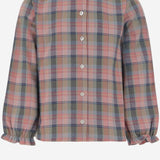 CAMICIA IN COTONE CON MOTIVO A QUADRI DIVA 12 NICOLETTA FANNA KIDS 