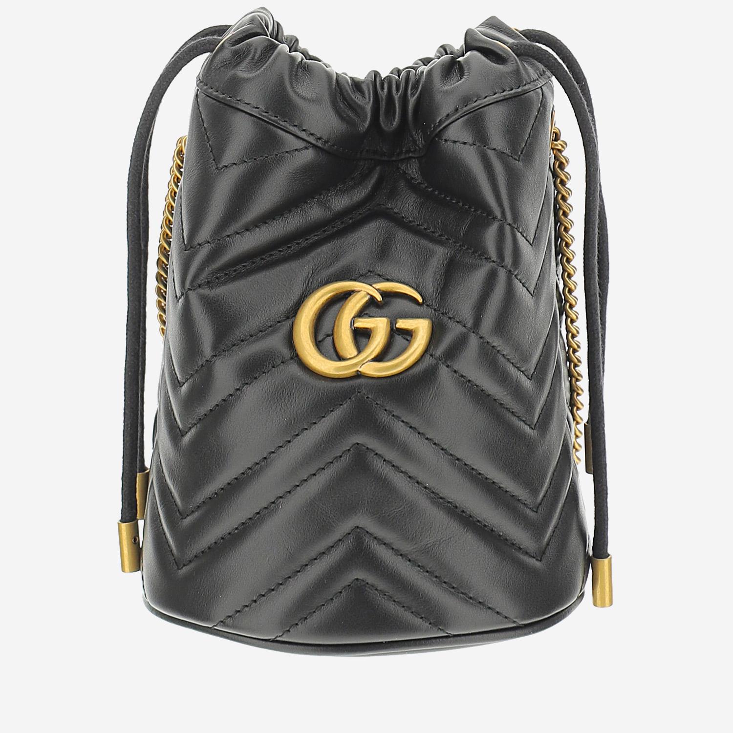 MINI BORSA A SECCHIELLO GG MARMONT 575163 DTDRT1000 GUCCI 