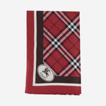 FOULARD IN SETA CHECK 8113047 POST IP CHIECK BURBERRY 