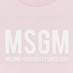 T-SHIRT IN COTONE CON LOGO S6MSJUTH051 MS076 MSGM KIDS 