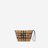 Pochette Margate in rafia 8124539 SAND BURBERRY 