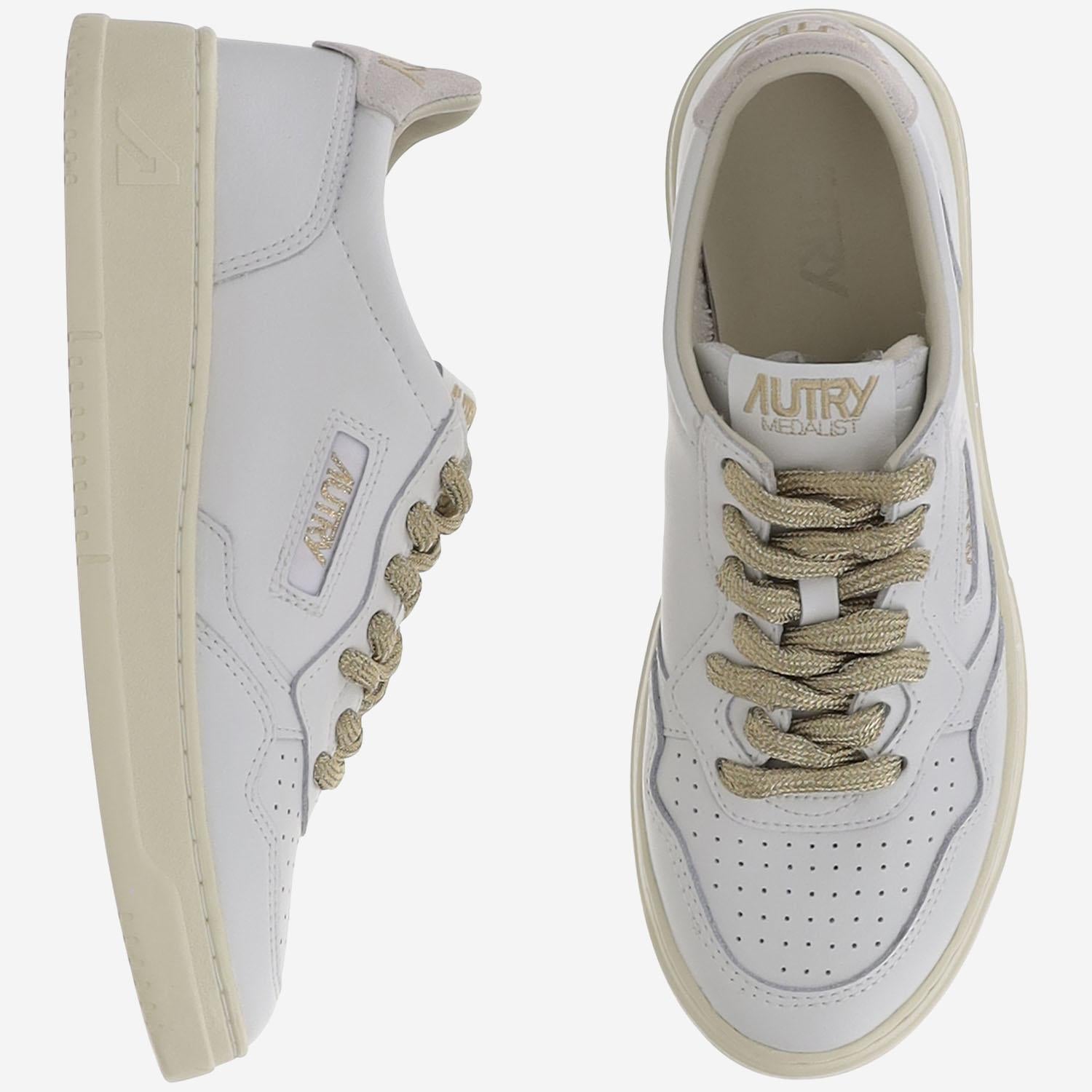 SNEAKERS MEDALIST LOW AULWSW01 LEATSWOLLWHTWHT AUTRY 