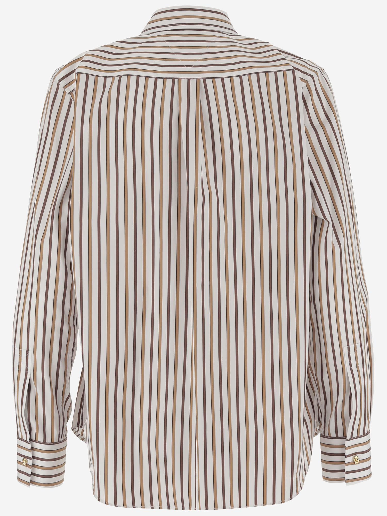 CAMICIA A RIGHE IN COTONE 838420 V5PL09070 BOTTEGA VENETA 