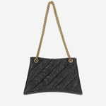 BORSA CRUSH IN PELLE TRAPUNTATA MEDIA 716393 210J11000 BALENCIAGA 