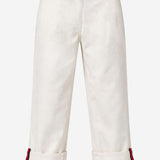 JEANS IN DENIM DI COTONE STRETCH CON DETTAGLI WEB 855965 XDDFB9692 GUCCI KIDS 
