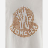 T-SHIRT IN COTONE CON STAMPA LOGO 8C0001589AFV 034 MONCLER ENFANTS 