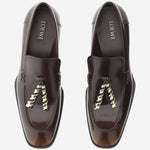 Mocassini Edge in pelle di vitello spazzolata L814379X69 3100 LOEWE 