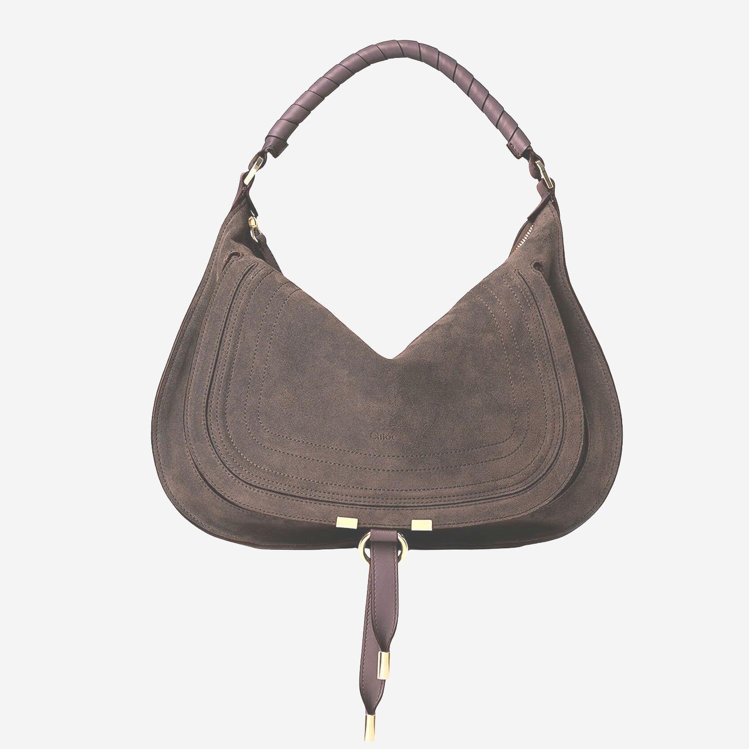 Borsa a spalla Marcie in pelle scamosciata CH26SS881P37 20E CHLOE 