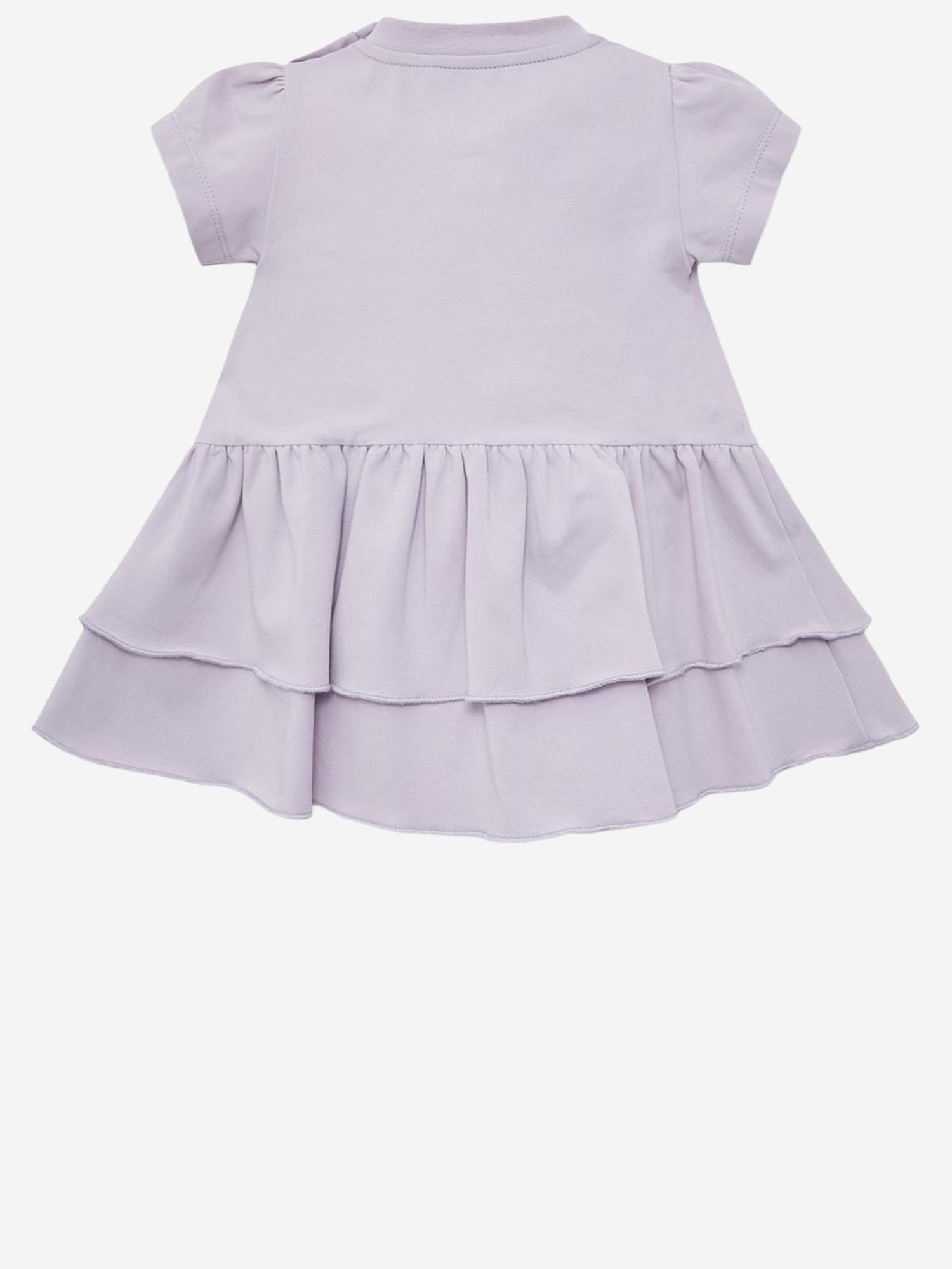 ABITO IN COTONE CON RUCHES 8I0000489AUM 509 MONCLER ENFANTS 