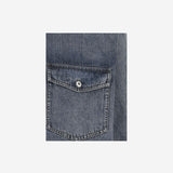 CAMICIA IN DENIM DI COTONE CON LOGO DS0011 PG1855172 JW ANDERSON 
