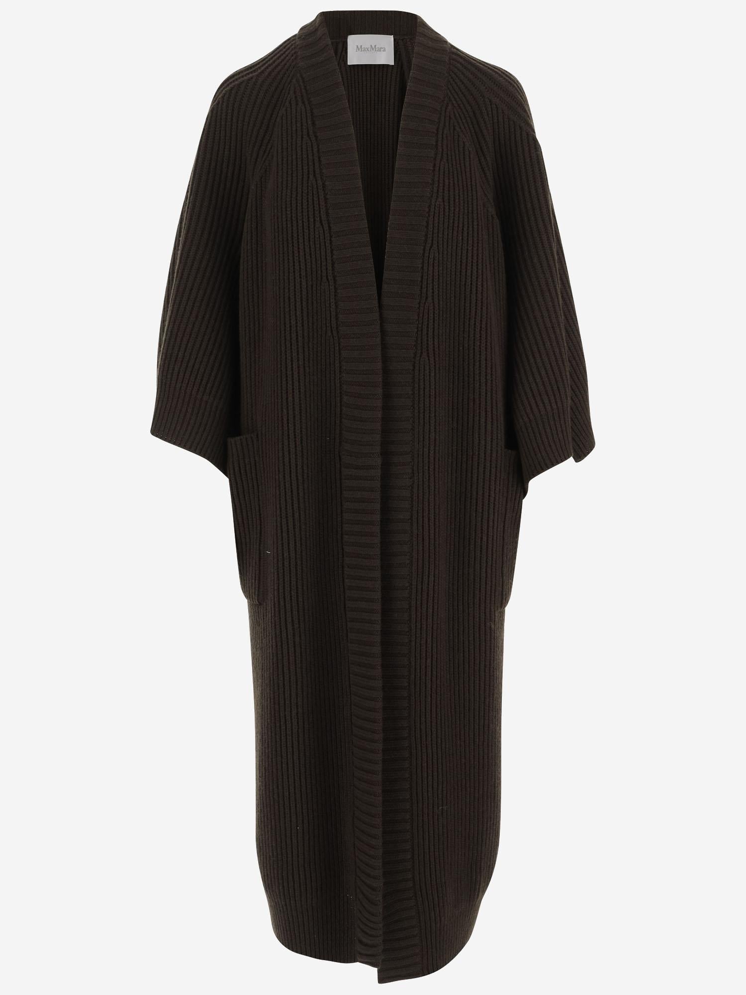CARDIGAN LUNGO IN LANA E CASHMERE ATOLLO1234 006 MAX MARA 