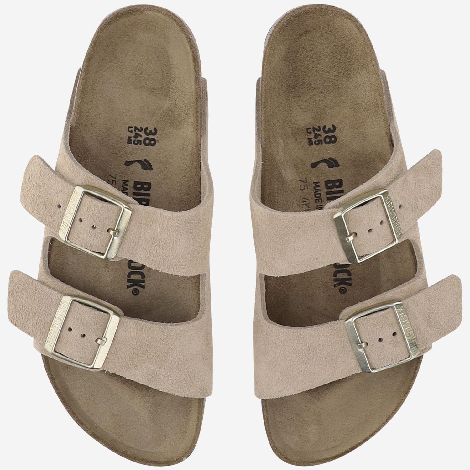SANDALI ARIZONA IN PELLE SCAMOSCIATA 1029260 SANDCASTLE BIRKENSTOCK 