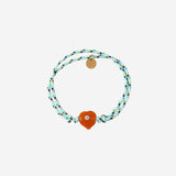 Bracciale Guardian con perla in vetro GUARDIANHEARTGLASS ORANGE SORBET ISLAND 