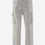 JEANS IN COTONE STRETCH CON LOGO AMDNSM 1018BleachedIndigo AMIRI 