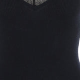 TOP IN CASHMERE CON BORDO IN PIZZO KNVS25352 3 ARCH4 