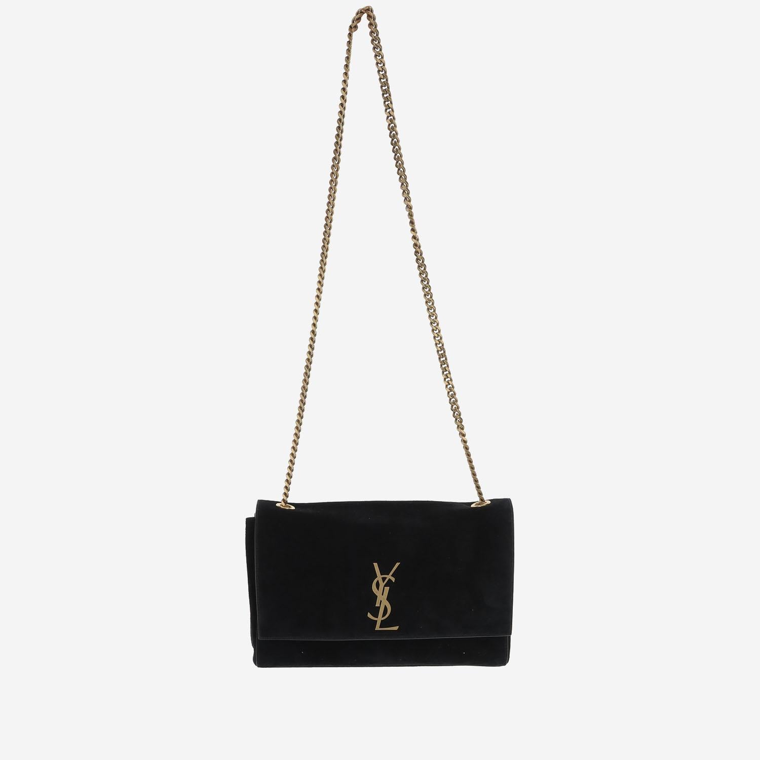 BORSA KATE MEDIA REVERSIBILE IN SUÈDE 553804 0UD7W1000 SAINT LAURENT 