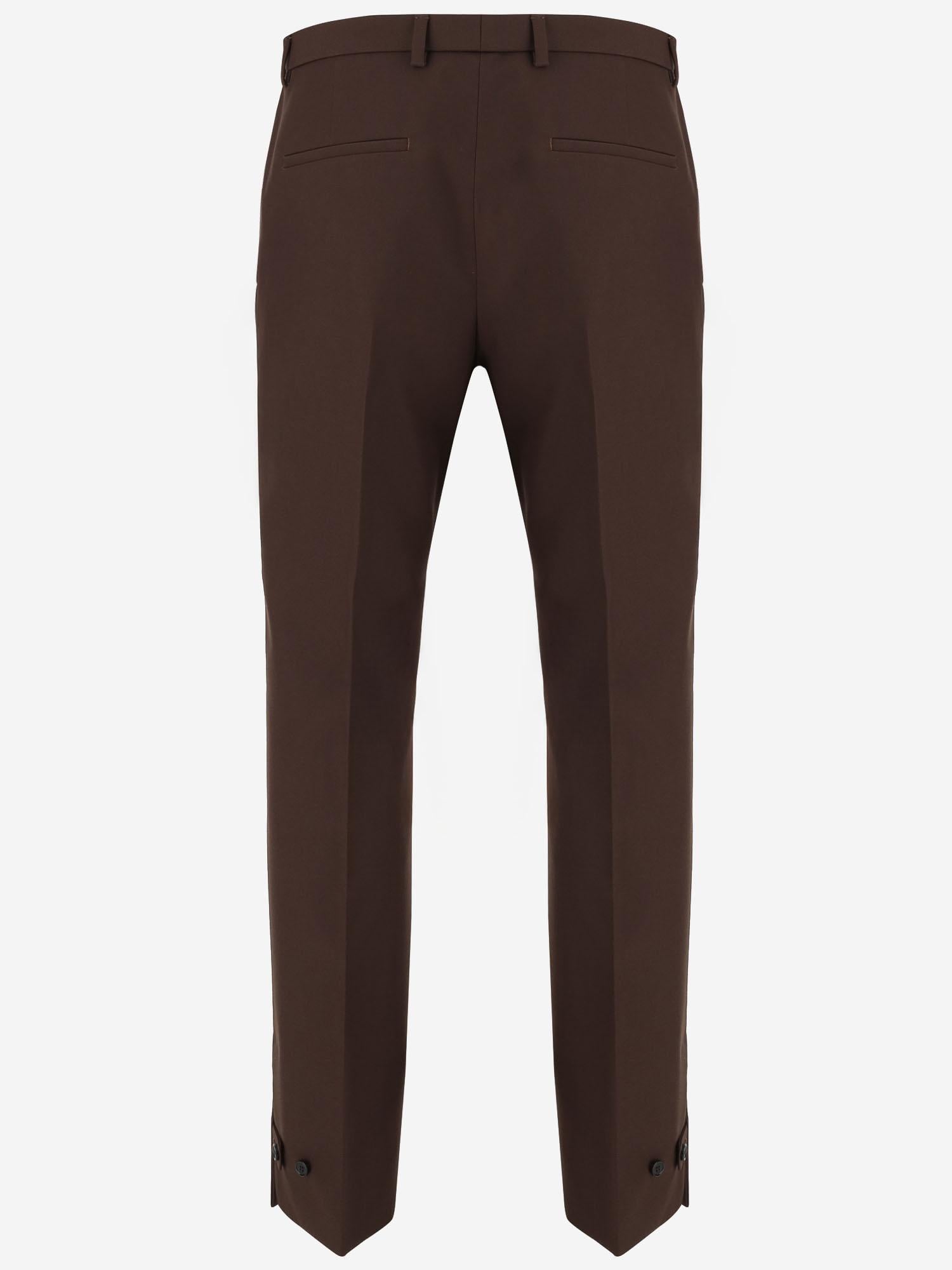 PANTALONI IN TWILL DI LANA 820913 Z7AL12129 GUCCI 