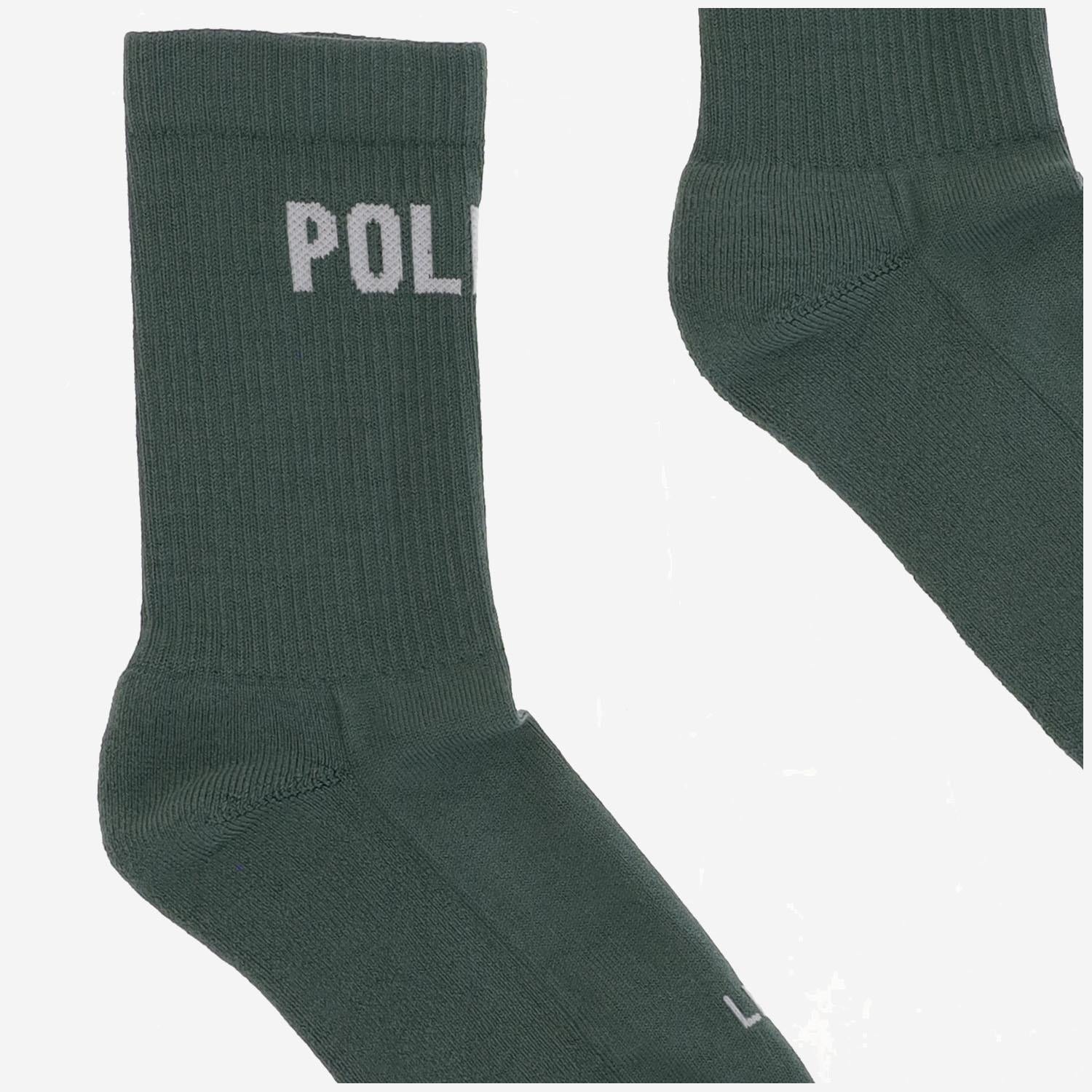 Calzini polizei in misto cotone UE54SO120Z GREEN VETEMENTS 