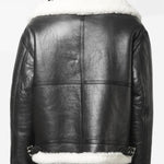 GIACCA IN PELLE CON LOGO UE54JA140B BLACK VETEMENTS 