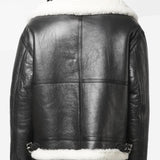 GIACCA IN PELLE CON LOGO UE54JA140B BLACK VETEMENTS 