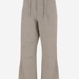 PANTALONI OVERSIZE IN LANA CON COULISSE WTR42 FAW280085 DARKPARK 
