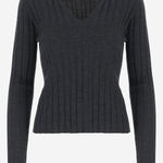 MAGLIONE IN LANA CON MOTIVO A RIGHE 25564024 484 ALLUDE 