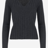 MAGLIONE IN LANA CON MOTIVO A RIGHE 25564024 484 ALLUDE 